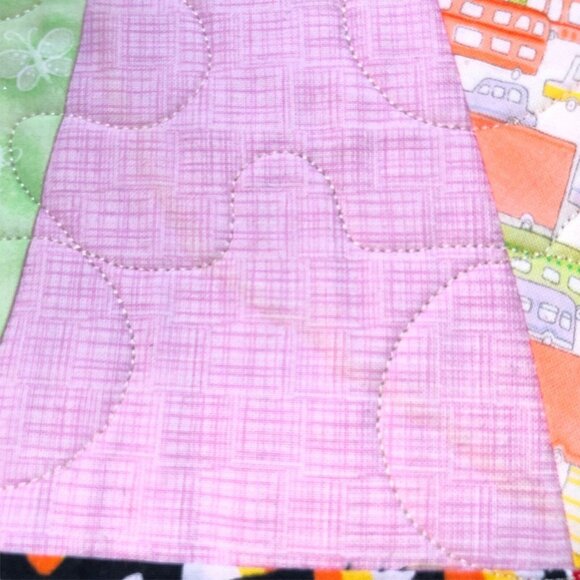 Quilt Wallhanging Embroidery Disney Characters Colorful Ruffles 4"x2.5" - Picture 11 of 11